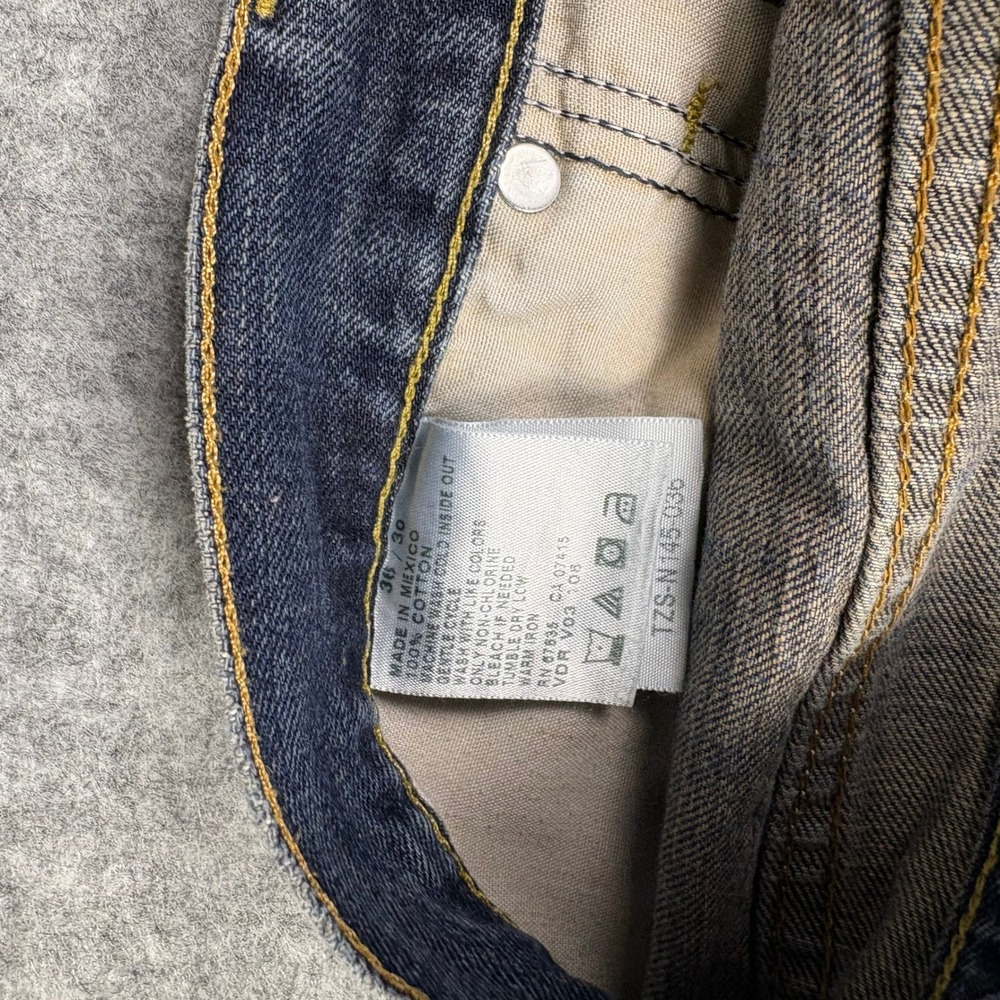 Nautica Jeans Co Mens 36x30 Relaxed Fit Blue Denim Medium Wash Vintage - Picture 6 of 8